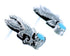 Sterling Silver Navajo Turquoise Eagle Post Earrings SX111833